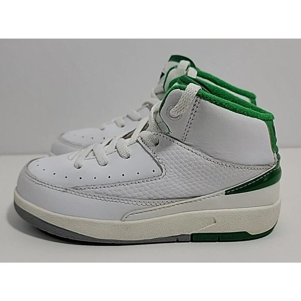 Air Jordan 2 Retro Lucky Green size‎ 9C Toddler shoes DQ8563-103